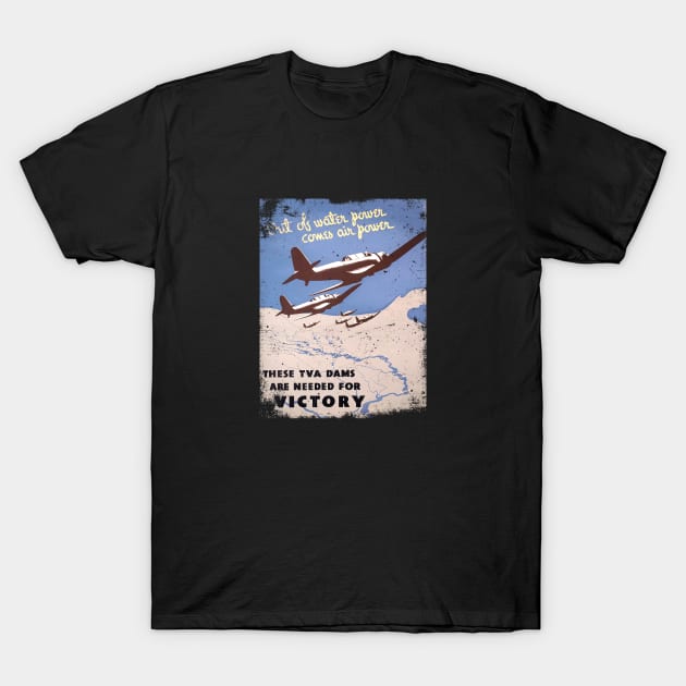 Poster Vintage WWII T-Shirt by Jose Luiz Filho